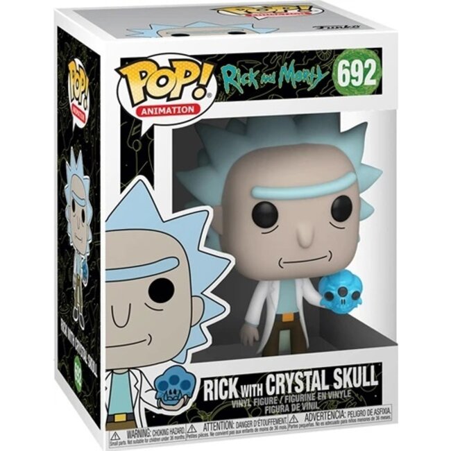 Rick & Morty POP! Animation Vinyl Figure Rick with Crystals 9 cm