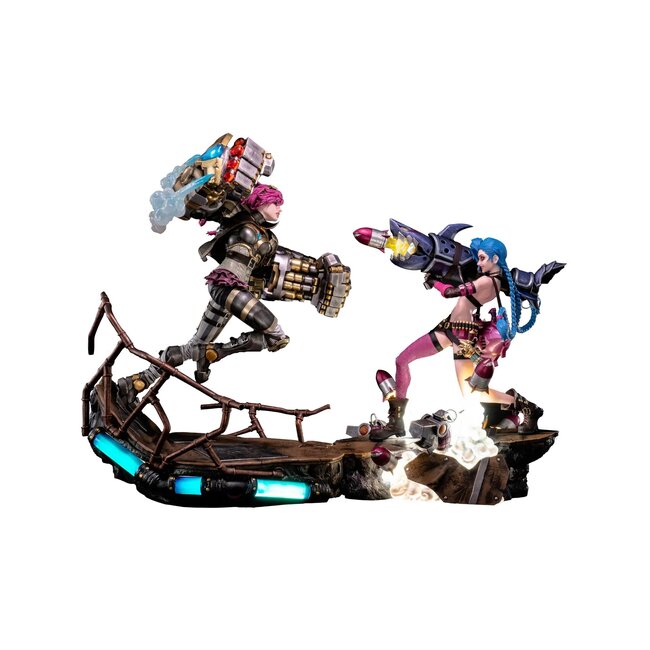 Pure Arts League of Legends Statues 1/6 2-Pack Vi & Jinx