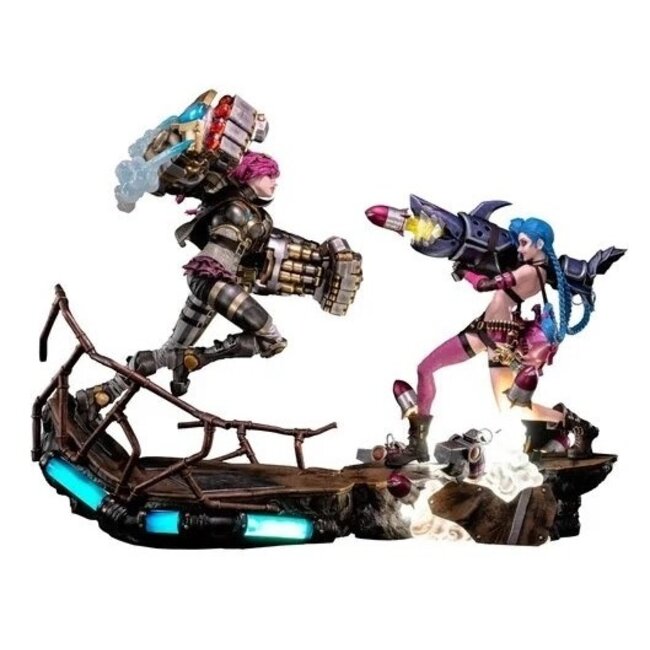 League of Legends Statues 1/6 2-Pack Vi & Jinx