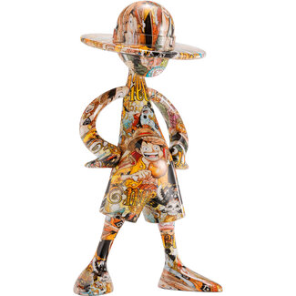 Bandai Tamashii Nations One Piece 1000 Logs Jubiläum Luffys ArtCanvas Figur 1/8 Luffy 22 cm