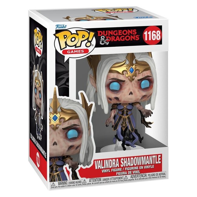 Dungeons & Dragons POP! Games Vinylfigur Valindra Shadowmantle 9 cm
