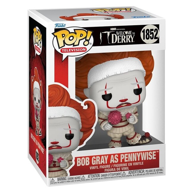 Es: Willkommen in Derry POP! Fernseh-Vinylfigur Bob Gray als Pennywise 9 cm