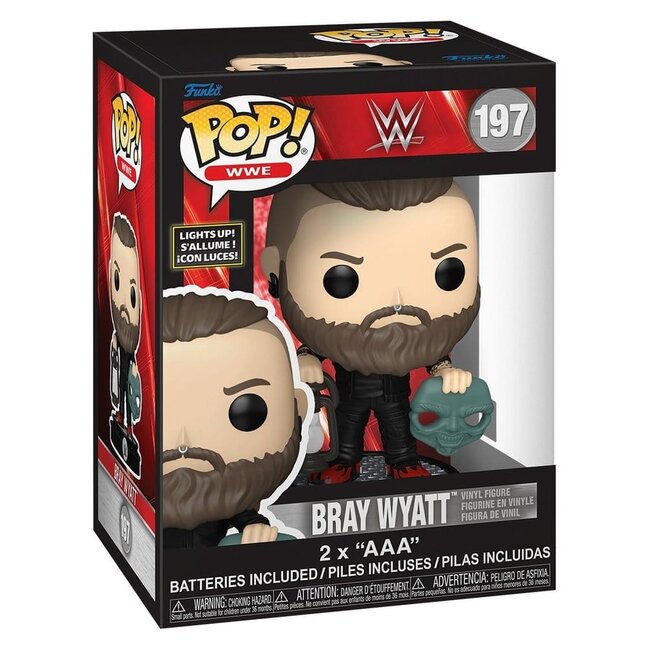 WWE POP! Vinylfigur mit Leuchtfunktion: Bray Wyatt, 11 cm