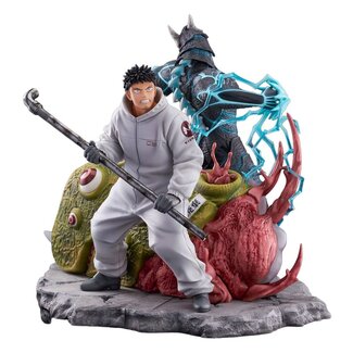 eStream Kaiju No.8 SHIBUYA SCRAMBLE FIGURE PVC Statue 1/7 Kaiju No.8 & Kafka Hibino 29 cm