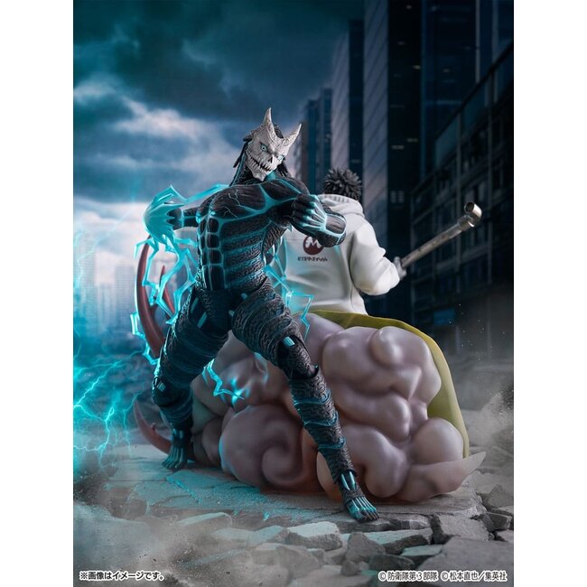 Kaiju No.8 SHIBUYA SCRAMBLE FIGURE PVC Statue 1/7 Kaiju No.8 & Kafka Hibino 29 cm