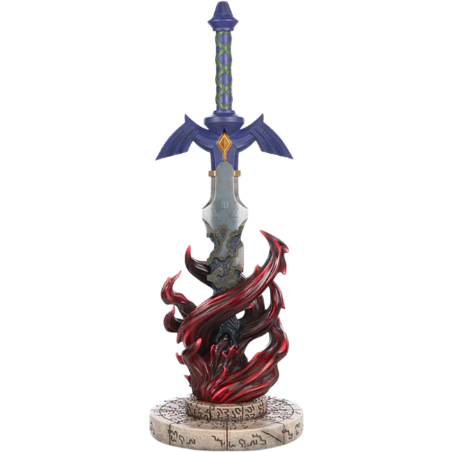 First 4 Figures The Legend of Zelda: Tears of the Kingdom – Lebensgroße Statue 1/1 – Verfallenes Master-Schwert, 28 cm