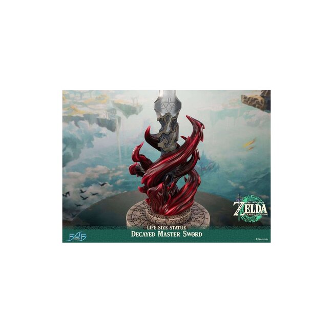 The Legend of Zelda: Tears of the Kingdom Life Size Statue 1/1 Decayed Master Sword 28 cm