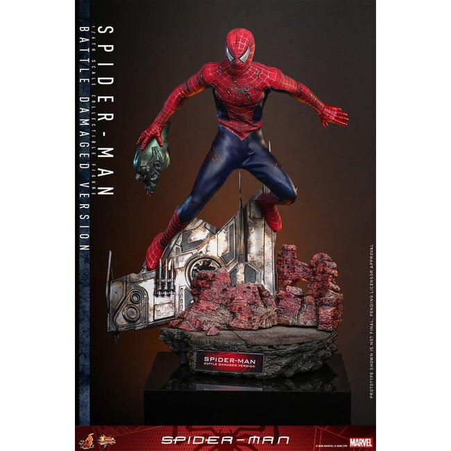 Spider-Man Movie Masterpiece Action Figure 1/6 Spider-Man (Battle Damaged Version) 30 cm