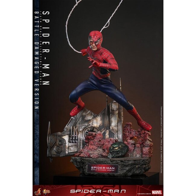 Spider-Man Movie Masterpiece Action Figure 1/6 Spider-Man (Battle Damaged Version) 30 cm