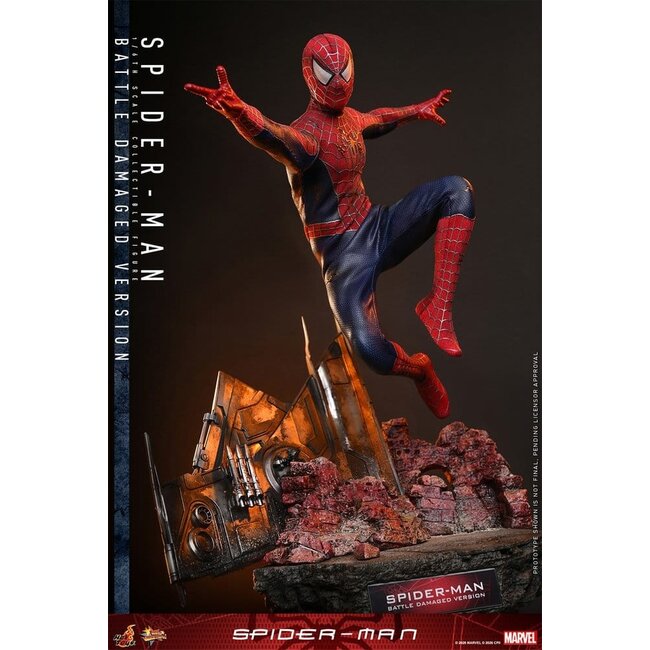 Spider-Man Movie Masterpiece Action Figure 1/6 Spider-Man (Battle Damaged Version) 30 cm