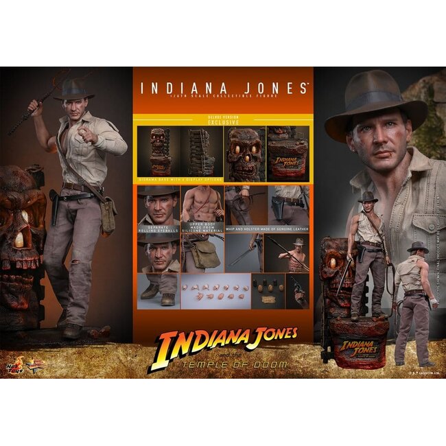 Indiana Jones Movie Masterpiece Action Figure 1/6 Indiana Jones (Deluxe Version) 30 cm