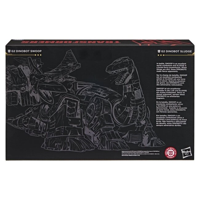 Transformers Age of the Primes Leader Class Actionfiguren 2er-Pack G2 Dinobot Swoop & G2 Dinobot Sludge 19 cm