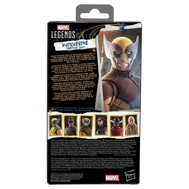 Deadpool & Wolverine Marvel Legends Action Figure Wolverine (Brown Suit) 15 cm