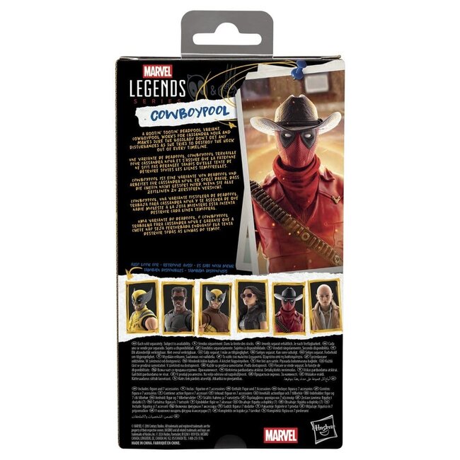 Deadpool & Wolverine Marvel Legends Action Figure Cowboypool 15 cm