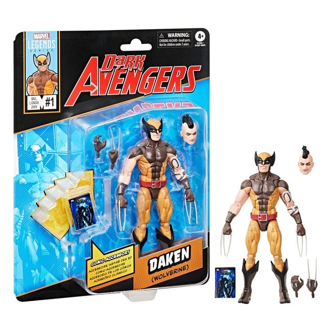Hasbro Dark Avengers Marvel Legends Actionfigur Daken (Wolverine) 15 cm