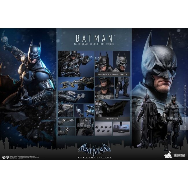 Batman Arkham Origins Videogame Masterpiece Action Figure 1/6 Batman 33 cm