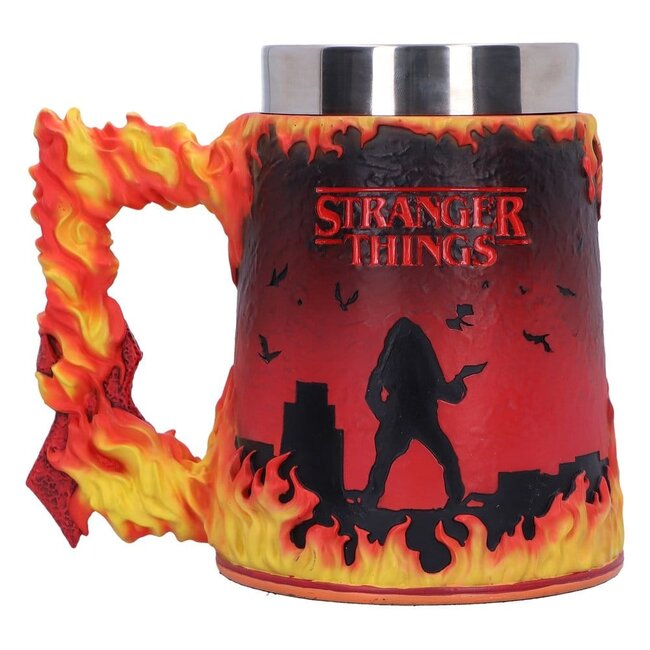 Stranger Things Bierkrug Hellfire Club 16 cm