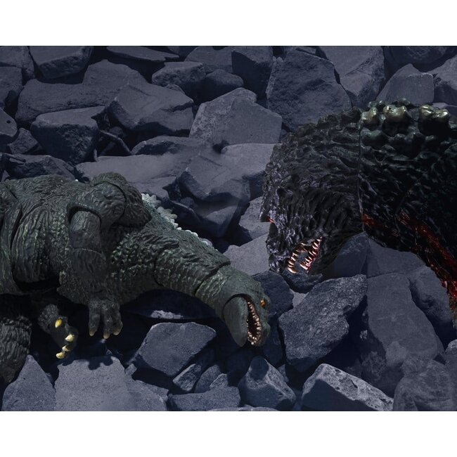 Godzilla vs. Destroyah SHMonsterArts Actionfigur Godzilla Jr. & Destroyah Evolutionsset