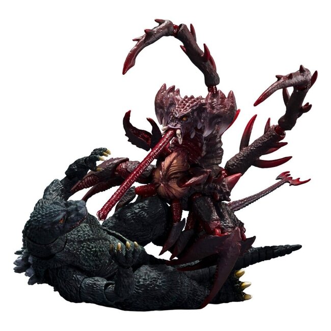 Godzilla vs. Destroyah SHMonsterArts Actionfigur Godzilla Jr. & Destroyah Evolutionsset