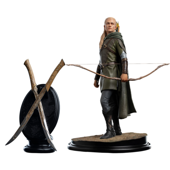 Weta Workshop Der Herr der Ringe Classic Series Statue 1/6 Legolas, Jäger der Steppe Limitierte Auflage 32 cm