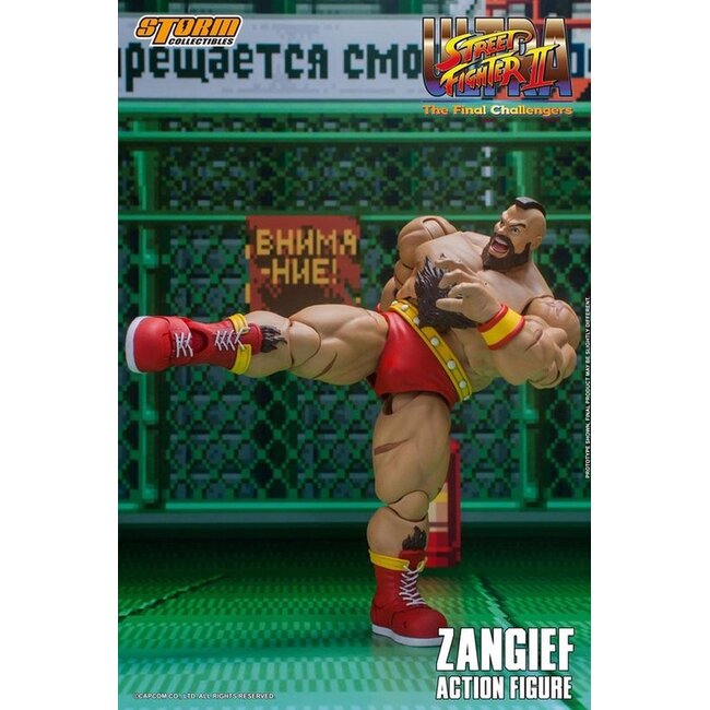 Ultra Street Fighter II: The Final Challengers Action Figure 1/12 Zangief 18 cm