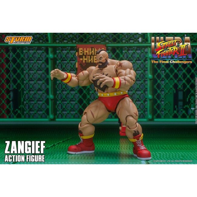 Ultra Street Fighter II: The Final Challengers Action Figure 1/12 Zangief 18 cm