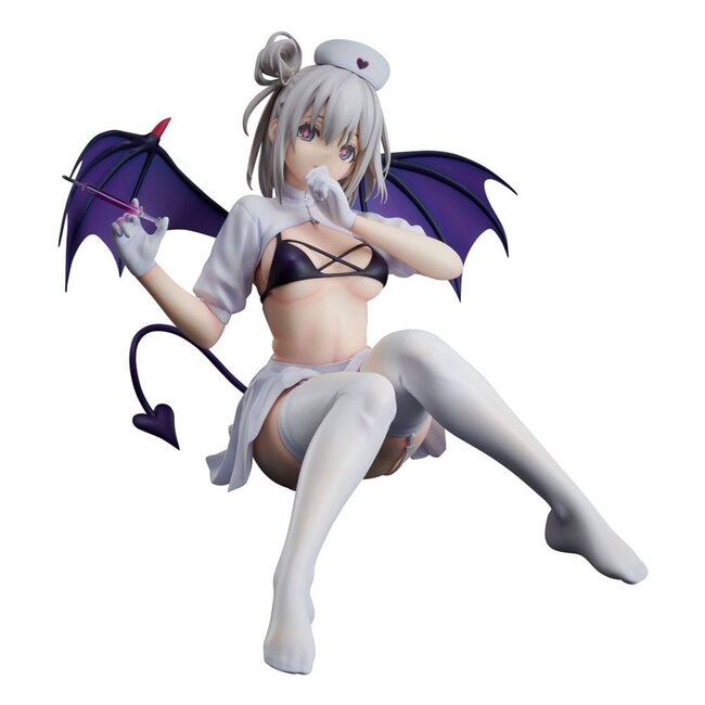 FREEing Azur Lane PVC Statue 1/4 Manchester: Midnight Devil in White 18 cm