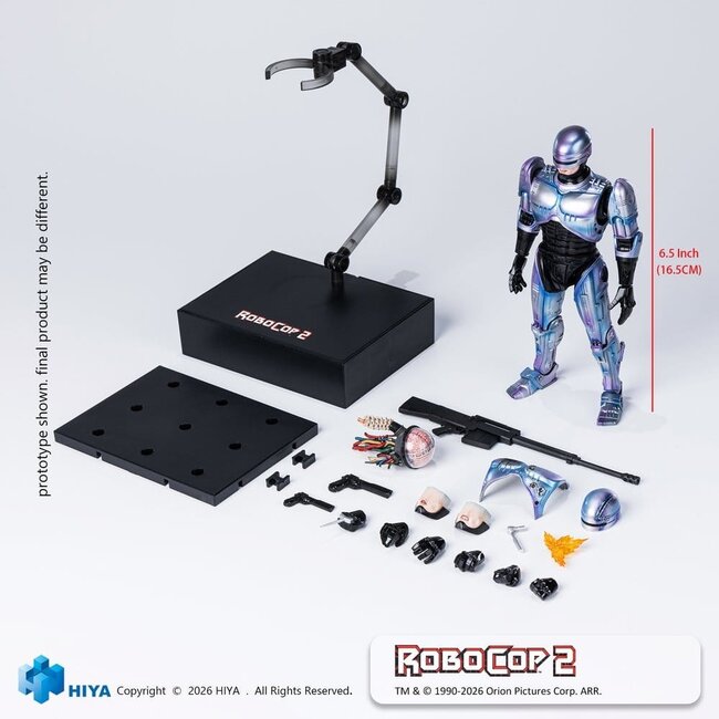 Robocop 2 Exquisite Super Action Figure 1/12 Robocop 17 cm