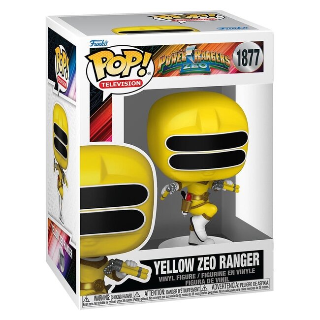 Power Rangers Zeo POP! Movies Vinyl Figures Zeo Ranger Yellow 9 cm