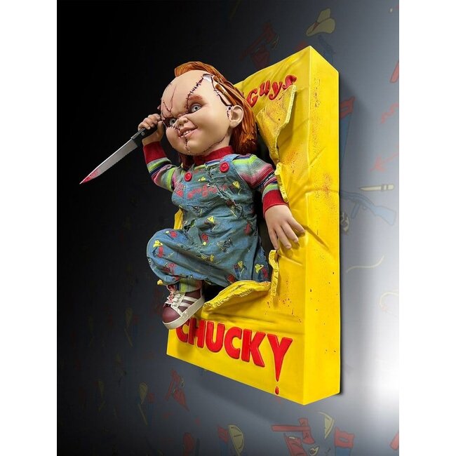 Chucky (Child's Play) Wandskulptur 1/2 Braut von Chucky 22 x 23 x 38 cm
