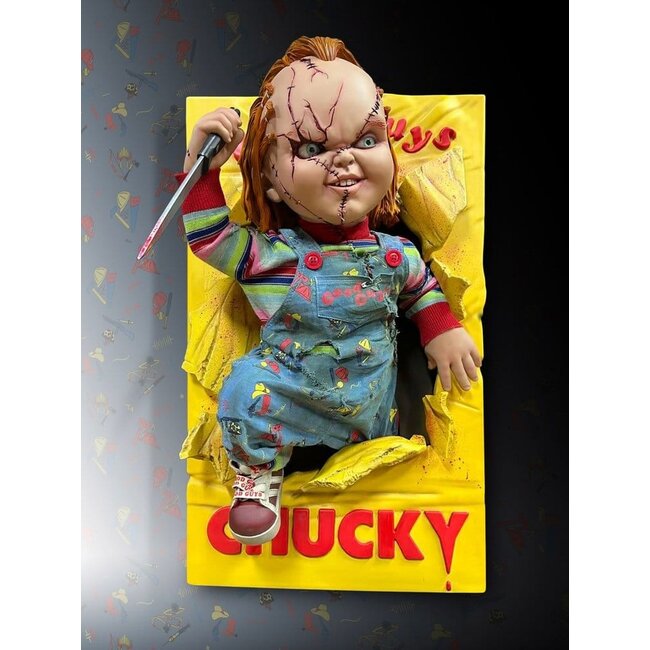 Chucky (Child's Play) Wandskulptur 1/1 Braut von Chucky 43 x 46 x 76 cm