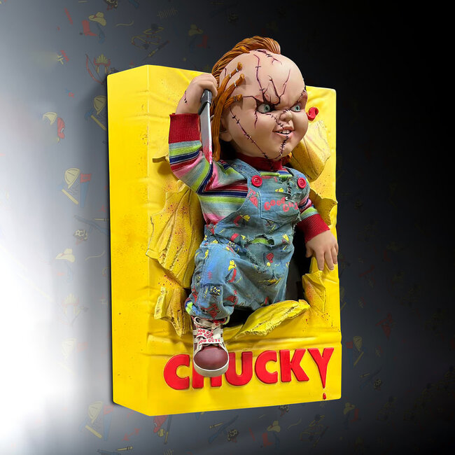 Chucky (Child´s Play) Wall Sculpture 1/1 Bride of Chucky 43 x 46 x 76 cm