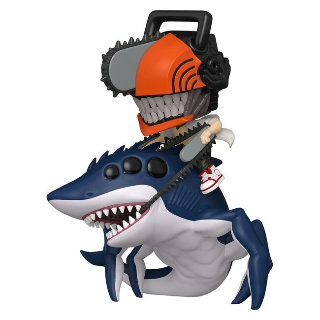 Funko Chainsaw Man POP! Rides Deluxe Vinylfigur CSM & Beam 15 cm