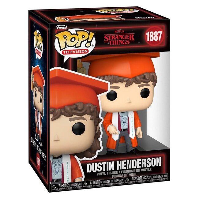 Stranger Things POP! TV Vinylfigur Dustin Henderson 9 cm
