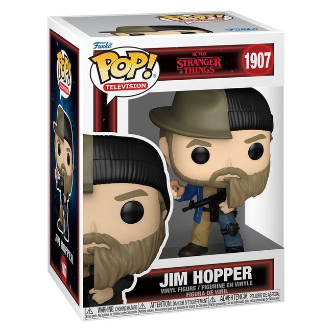 Stranger Things POP! TV Vinylfigur Jim Hopper SPLT 9 cm