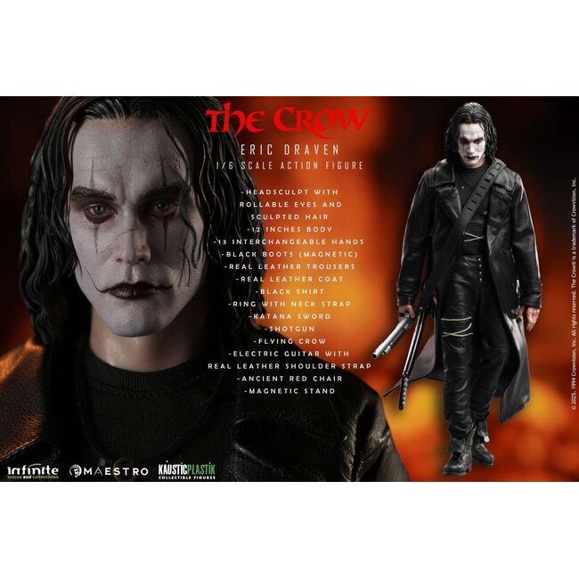 The Crow Eic Draven 1/6 Luxus-Actionfigur Standard Edition