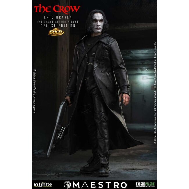 The Crow Eric Draven 1/6 Luxus-Actionfigur Deluxe Gold Edition