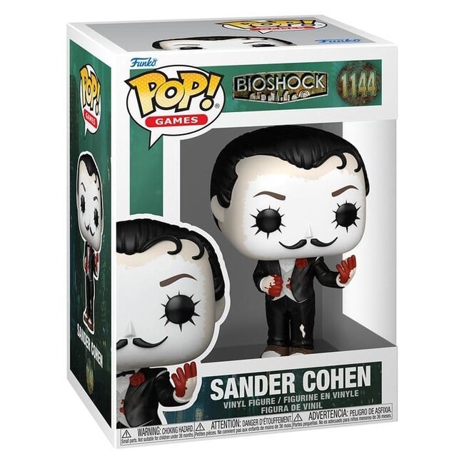 Bioshock POP! Games Vinylfigur Sander Cohen 9 cm