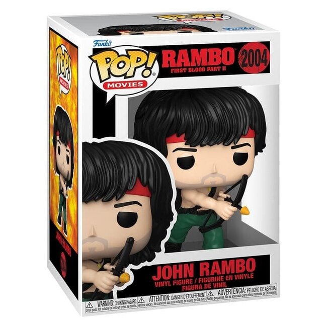 Rambo POP! Movies Vinylfigur John Rambo mit Bogen, 9 cm