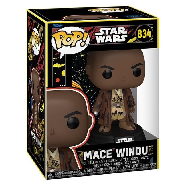 Star Wars: Mandalorian & Grogu POP! Vinyl Figure Mace Windu (Retro) 9 cm