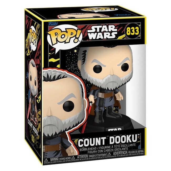 Star Wars: May the Fourth POP! Nooks Vinyl Figure Count Dooku (Retro) 9 cm