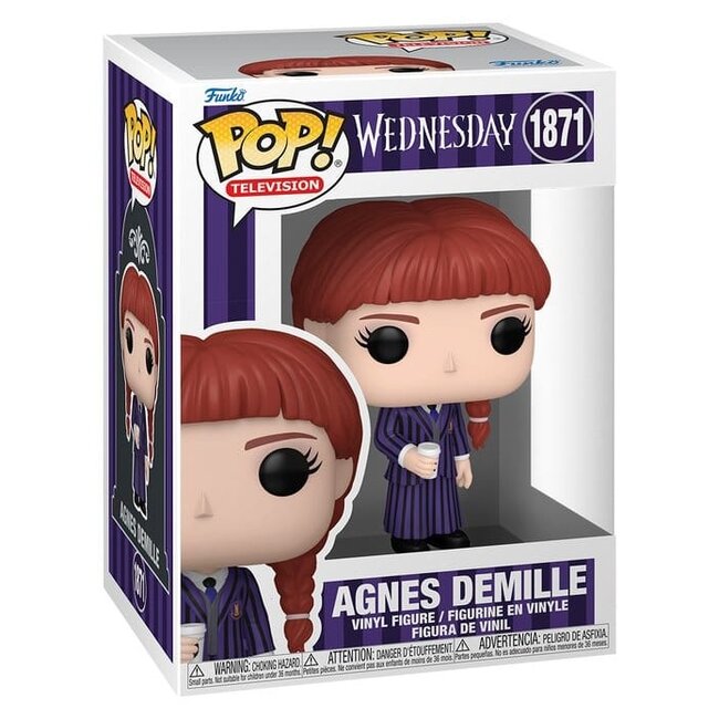 Wednesday POP! TV Vinyl Figure Agnes Demille 9 cm