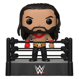 Funko WWE POP! Deluxe Vinylfigur Roman Reigns im Ring, 9 cm