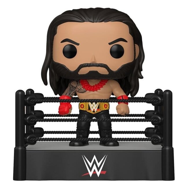 WWE POP! Deluxe Vinylfigur Roman Reigns im Ring, 9 cm