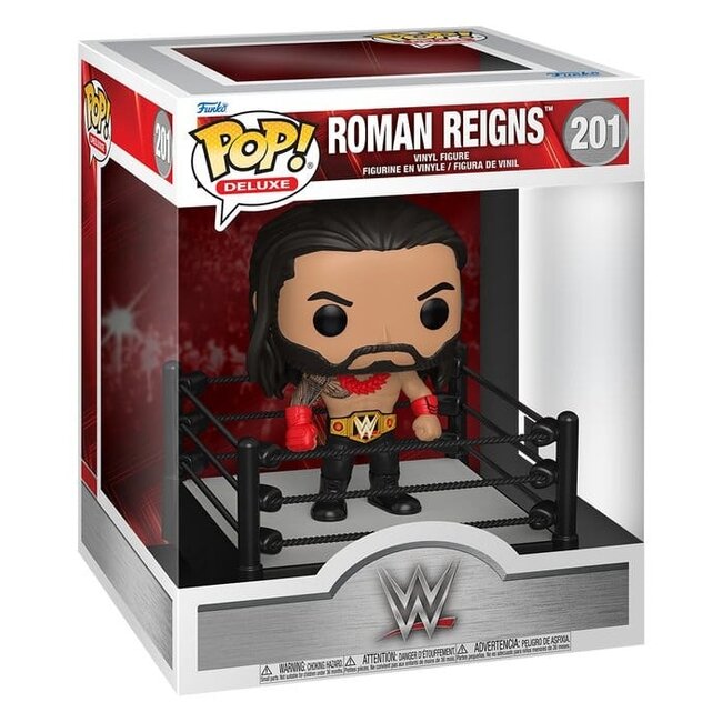 WWE POP! Deluxe Vinyl Figure Roman Reigns in Ring 9 cm
