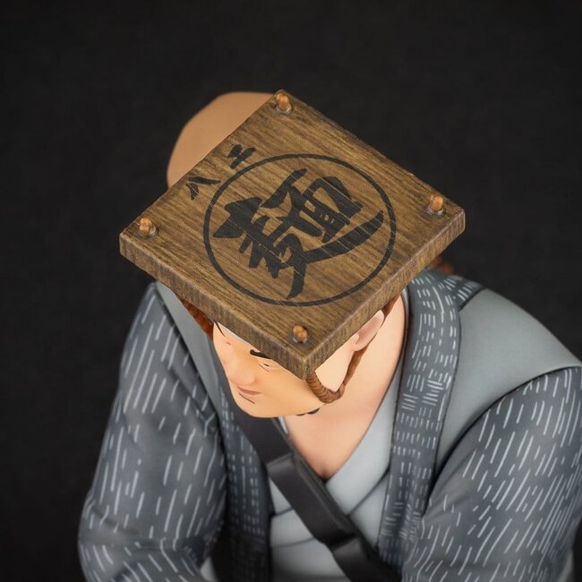 Ringo, eine PVC-Statue des Samurai mit blauen Augen, 21 cm