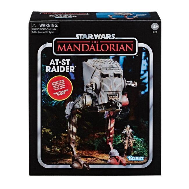 Hasbro Star Wars The Mandalorian Vintage Collection Vehicle AT-ST Raider & Klatooinian