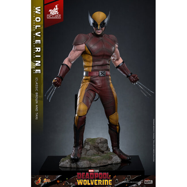 Deadpool & Wolverine Movie Masterpiece Action Figure 1/6 Wolverine (Classic Brown and Tan) Hot Toys Exclusive 31 cm