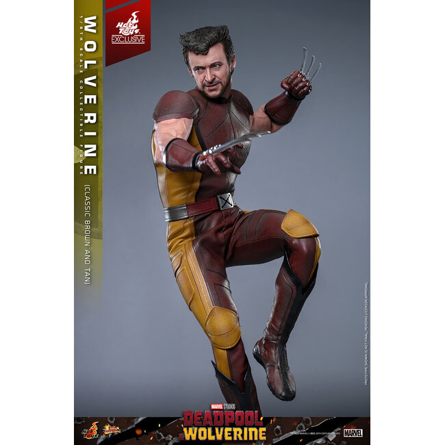 Deadpool & Wolverine Movie Masterpiece Action Figure 1/6 Wolverine (Classic Brown and Tan) Hot Toys Exclusive 31 cm