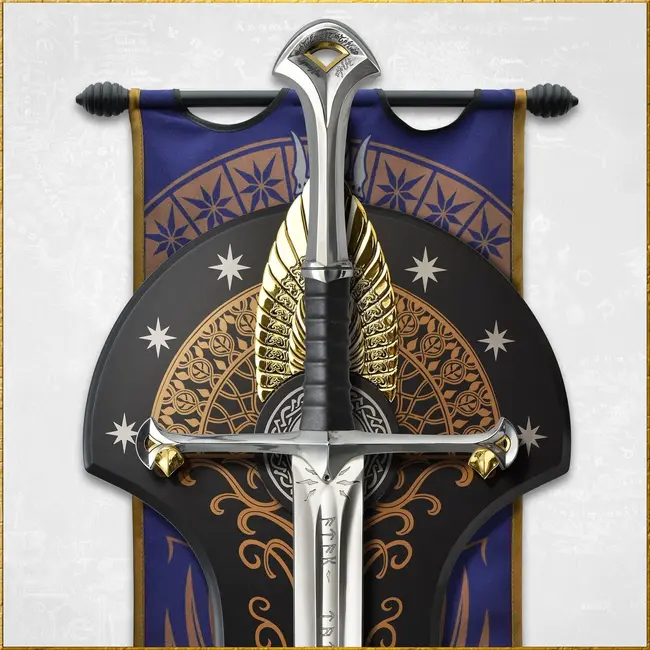 Herr der Ringe Replik 1/1 Anduril: Schwert von König Elessar Museumsausgabe 134 cm